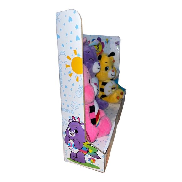 Care Bears 40th Anniversary Exclusive Special Edition Funshine Share Cheer Bears - Picture 5 of 6